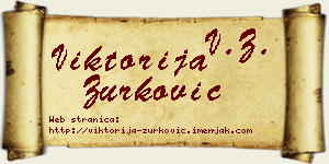 Viktorija Zurković vizit kartica